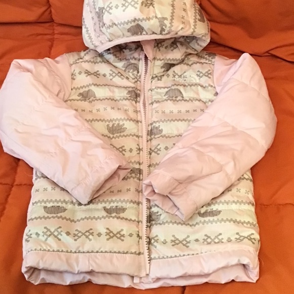 The North Face Other - The North Face Toddler Girl Reversible Perrito Hooded Jacket  Sz 4T/5T